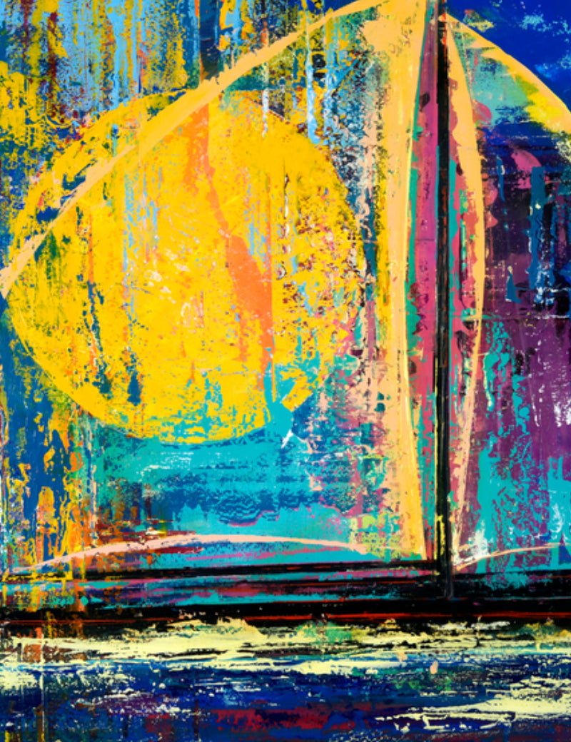 Faites vous livrer une reproduction haut de gamme de Holiday Sail - Ben Bonart pour votre décoration d'intérieur. Produit en France sur verre acrylique ou aluminium dibond, disponible en de multiples formats et à partir de 49,90 €.