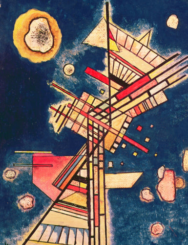 Faites vous livrer une reproduction haut de gamme de Composition fond bleu - Vassily Kandinsky pour votre décoration d'intérieur. Produit en France sur verre acrylique ou aluminium dibond, disponible en de multiples formats et à partir de 49,90 €. 